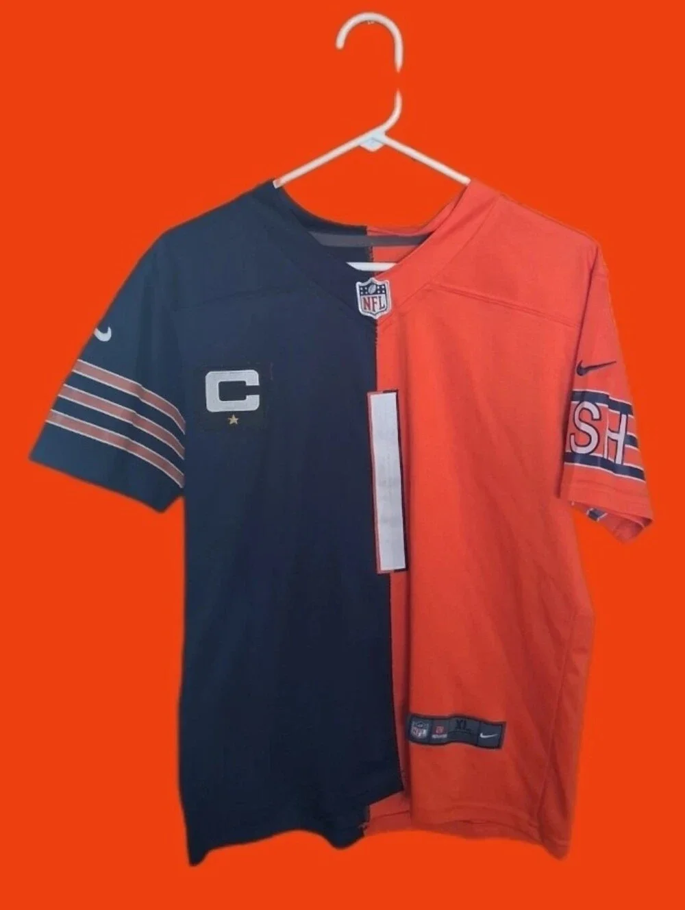 Mystery Sports Card With Justin Fields Chicago Bears Youth Xl Jersey